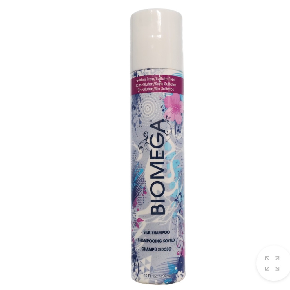SEALED 10oz Bottle Aquage Biomega Silk Shampoo Curly Hair Course Frizz  UV Prot